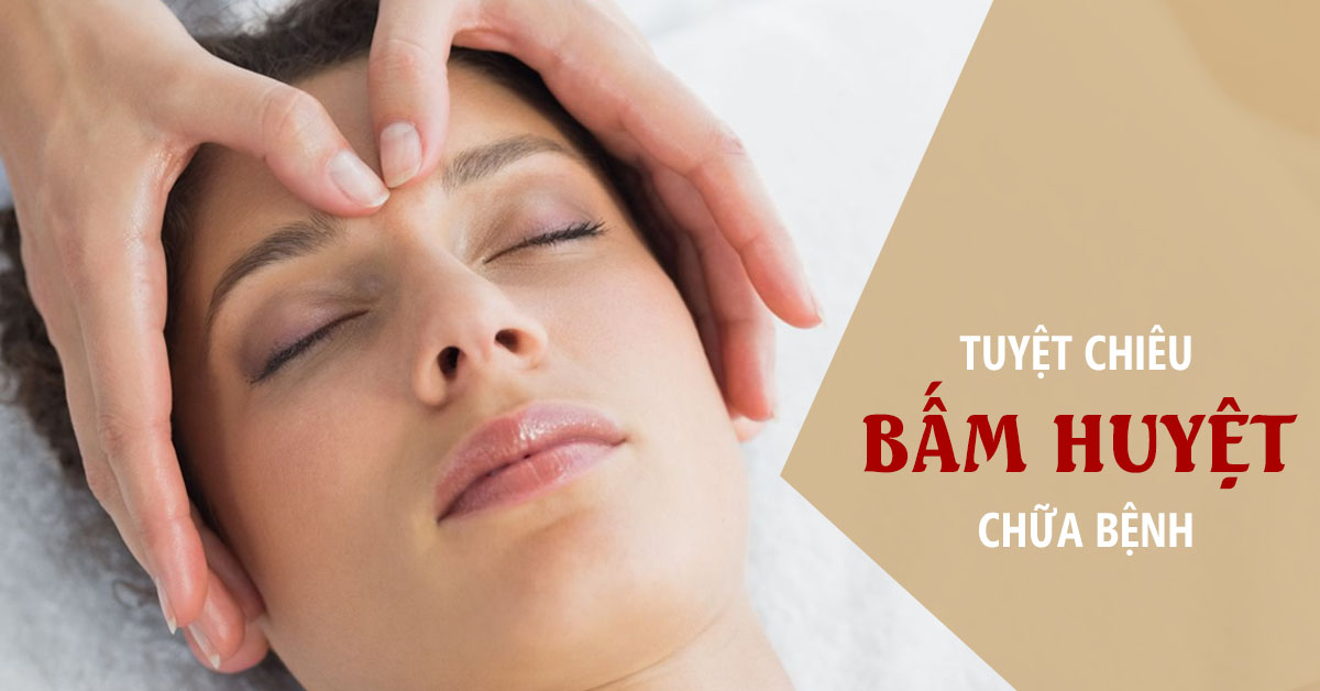 Cách massage bấm huyệt làm sáng mắt