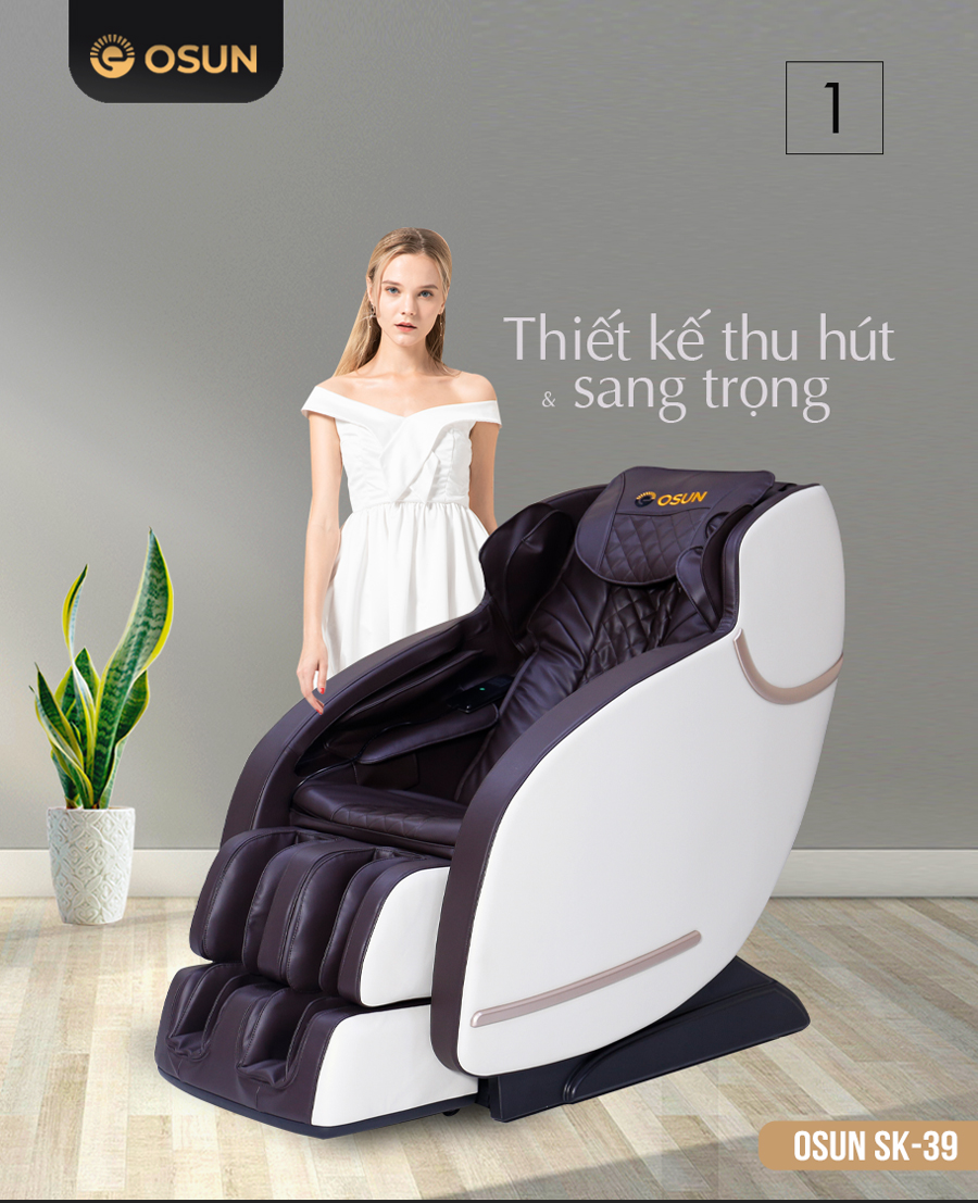 Ghế massage toàn thân CHÍNH HÃNG OSUN SK 39